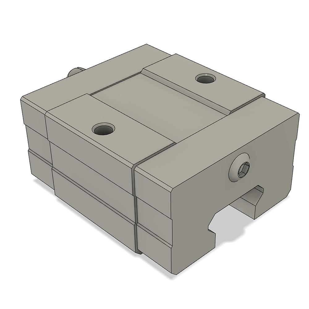 LSD15BK-HS-H-SB-M4 AIRTAC LOW PROFILE RAIL BEARING<br>LSD 15MM SERIES, HIGH ACCURACY WITH MEDIUMIUM PRELOAD (SB), SQUARE MOUNT - SHORT BODY