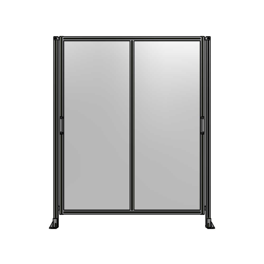 E4-2135-1750-0150-GYPTK DOUBLE REMOVABLE PANEL WITH LEGS 2135MM X 1750MM 1/4" POLYCARBONATE, AS A KIT