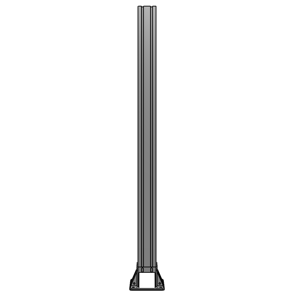 K3-1400-ZFA GUARDING POST 90 MM WIDE X 90 MM DEEP X 1400 MM TALL