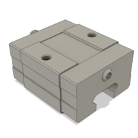 AIRTAC LOW PROFILE RAIL BEARING&lt;br&gt;LSD 15MM SERIES, HIGH ACCURACY WITH LIGHT PRELOAD (B), SQUARE MOUNT - SHORT BODY