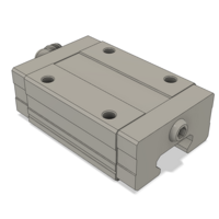 AIRTAC LOW PROFILE RAIL BEARING&lt;br&gt;LSD 20MM SERIES, HIGH ACCURACY WITH LIGHT PRELOAD (B), SQUARE MOUNT - NORMAL BODY
