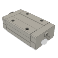 AIRTAC LOW PROFILE RAIL BEARING&lt;br&gt;LSD 25MM SERIES, HIGH ACCURACY WITH LIGHT PRELOAD (B), SQUARE MOUNT - NORMAL BODY
