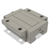 LSD35BK-F1N-H-D-M6 AIRTAC LOW PROFILE RAIL BEARING<br>LSD 35MM SERIES, HIGH ACCURACY WITH NO PRELOAD (D) STANDARD, TOP MOUNTING FLANGE - NORMAL BODY