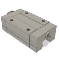AIRTAC PROFILE RAIL BEARING&lt;br&gt;LSH 20MM SERIES, HIGH ACCURACY WITH LIGHT PRELOAD (B), SQUARE MOUNT - NORMAL BODY