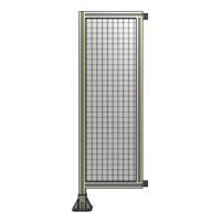 SINGLE PANEL-LEG ON LEFT WITH HINGES 1400MM X 450MM  1&quot; MESH, FULLY ASSEMBLED