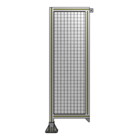 SINGLE PANEL-LEG ON LEFT WITH TIE PLATES AND ANGLE 1400MM X 450MM  1&quot; MESH, FULLY ASSEMBLED