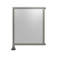 SINGLE PANEL-LEG ON LEFT WITH HINGES 1400MM X 1050MM  1/4&quot; POLYCARBONATE, FULLY ASSEMBLED