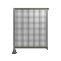 SINGLE PANEL-LEG ON LEFT WITH TIE PLATES AND ANGLE 1400MM X 1050MM  1&quot; MESH, FULLY ASSEMBLED