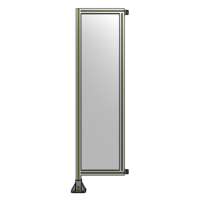 SINGLE PANEL-LEG ON LEFT WITH HINGES 1700MM X 450MM  1/4&quot; POLYCARBONATE, ASSEMBLED