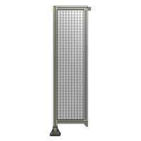 SINGLE PANEL-LEG ON LEFT WITH TIE PLATES AND ANGLE 1700MM X 450MM  1&quot; MESH, FULLY ASSEMBLED