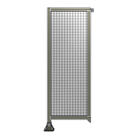 SINGLE PANEL-LEG ON LEFT WITH TIE PLATES AND ANGLE 1700MM X 600MM  1&quot; MESH, FULLY ASSEMBLED