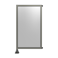 SINGLE PANEL-LEG ON LEFT WITH HINGES 1700MM X 900MM  1/4&quot; POLYCARBONATE, FULLY ASSEMBLED