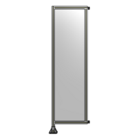 SINGLE PANEL-LEG ON LEFT WITH HINGES 2135MM X 600MM  1/4&quot; POLYCARBONATE, ASSEMBLED