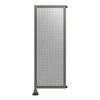 SINGLE PANEL-LEG ON LEFT WITH HINGES 2135MM X 750MM  1&quot; MESH, FULLY ASSEMBLED