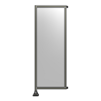 SINGLE PANEL-LEG ON LEFT WITH HINGES 2135MM X 750MM  1/4&quot; POLYCARBONATE, ASSEMBLED