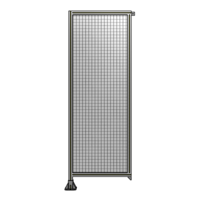SINGLE PANEL-LEG ON LEFT WITH TIE PLATES AND ANGLE 2135MM X 750MM  1&quot; MESH, FULLY ASSEMBLED