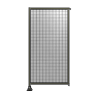 SINGLE PANEL-LEG ON LEFT WITH TIE PLATES AND ANGLE 2135MM X 1050MM  1&quot; MESH, FULLY ASSEMBLED