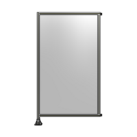 SINGLE PANEL-LEG ON LEFT WITH HINGES 2135MM X 1200MM  1/4&quot; POLYCARBONATE, FULLY ASSEMBLED