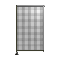 SINGLE PANEL-LEG ON LEFT WITH TIE PLATES AND ANGLE 2135MM X 1200MM  1&quot; MESH, FULLY ASSEMBLED
