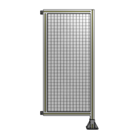 SINGLE PANEL-LEG ON RIGHT WITH HINGES 1400MM X 600MM  1&quot; MESH, FULLY ASSEMBLED