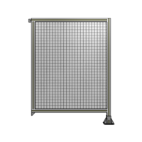 SINGLE PANEL-LEG ON RIGHT WITH TIE PLATES AND ANGLE 1400MM X 1050MM  1&quot; MESH, FULLY ASSEMBLED