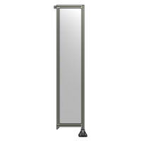 SINGLE PANEL-LEG ON RIGHT WITH TIE PLATES AND ANGLE 2135MM X 450MM  1/4&quot; POLYCARBONATE, ASSEMBLED