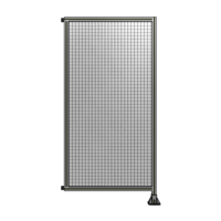 SINGLE PANEL-LEG ON RIGHT WITH HINGES 2135MM X 1050MM  1&quot; MESH, FULLY ASSEMBLED