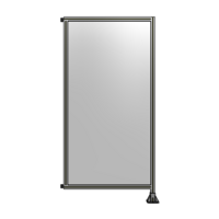 SINGLE PANEL-LEG ON RIGHT WITH HINGES 2135MM X 1050MM  1/4&quot; POLYCARBONATE, FULLY ASSEMBLED