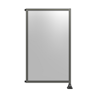 SINGLE PANEL-LEG ON RIGHT WITH HINGES 2135MM X 1200MM  1/4&quot; POLYCARBONATE, FULLY ASSEMBLED