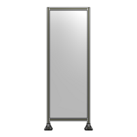 SINGLE PANEL-LEG ON  BOTH SIDES  2135MM X 750MM  1/4&quot; POLYCARBONATE, AS A KIT