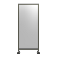 SINGLE PANEL-LEG ON  BOTH SIDES  2135MM X 900MM  1/4&quot; POLYCARBONATE, FULLY ASSEMBLED