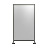 SINGLE PANEL-LEG ON  BOTH SIDES  2135MM X 1200MM  1/4&quot; POLYCARBONATE, AS A KIT
