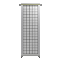 SINGLE PANEL-NO LEGS WITH TIE PLATES AND ANGLE 1400MM X 450MM  1&quot; MESH, FULLY ASSEMBLED