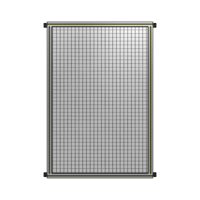 SINGLE PANEL-NO LEGS WITH HINGES 1700MM X 1050MM  1&quot; MESH, FULLY ASSEMBLED