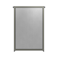 SINGLE PANEL-NO LEGS WITH TIE PLATES AND ANGLE 1700MM X 1050MM  1&quot; MESH, FULLY ASSEMBLED