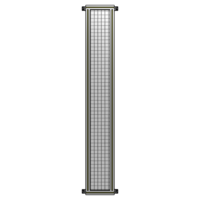 SINGLE PANEL-NO LEGS WITH HINGES 2135MM X 300MM  1&quot; MESH, FULLY ASSEMBLED