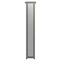 SINGLE PANEL-NO LEGS WITH TIE PLATES AND ANGLE 2135MM X 300MM  1&quot; MESH, FULLY ASSEMBLED