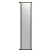 SINGLE PANEL-NO LEGS WITH HINGES 2135MM X 450MM  1/4&quot; POLYCARBONATE, ASSEMBLED