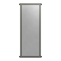 SINGLE PANEL-NO LEGS WITH HINGES 2135MM X 750MM  1&quot; MESH, FULLY ASSEMBLED