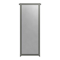 SINGLE PANEL-NO LEGS WITH TIE PLATES AND ANGLE 2135MM X 750MM  1&quot; MESH, FULLY ASSEMBLED