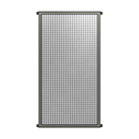 SINGLE PANEL-NO LEGS WITH HINGES 2135MM X 1050MM  1&quot; MESH, FULLY ASSEMBLED