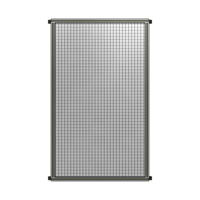 SINGLE PANEL-NO LEGS WITH HINGES 2135MM X 1200MM  1&quot; MESH, FULLY ASSEMBLED