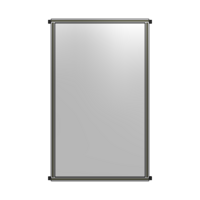 SINGLE PANEL-NO LEGS WITH HINGES 2135MM X 1200MM  1/4&quot; POLYCARBONATE, FULLY ASSEMBLED