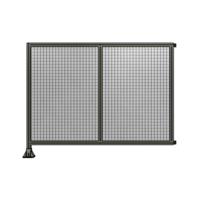 DOUBLE PANEL-LEG ON LEFT, HINGE ON RIGHT 1400MM X 1800MM  1&quot; MESH, FULLY ASSEMBLED