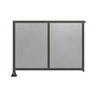 DOUBLE PANEL-LEG ON LEFT, TIE PLATE AND ANGLE ON RIGHT 1400MM X 1800MM  1&quot; MESH, FULLY ASSEMBLED
