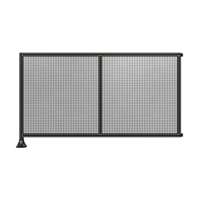 DOUBLE PANEL-LEG ON LEFT, HINGE ON RIGHT 1400MM X 2400MM  1&quot; MESH, AS A KIT