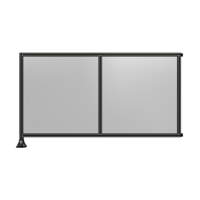 DOUBLE PANEL-LEG ON LEFT, HINGE ON RIGHT 1400MM X 2400MM  1/4&quot; POLYCARBONATE, AS A KIT