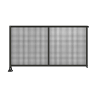DOUBLE PANEL-LEG ON LEFT, TIE PLATE AND ANGLE ON RIGHT 1400MM X 2400MM  1&quot; MESH, AS A KIT