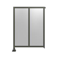DOUBLE PANEL-LEG ON LEFT, TIE PLATE AND ANGLE ON RIGHT 1700MM X 1200MM  1/4&quot; POLYCARBONATE, AS A KIT