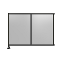 DOUBLE PANEL-LEG ON LEFT, HINGE ON RIGHT 1700MM X 2200MM  1/4&quot; POLYCARBONATE, AS A KIT